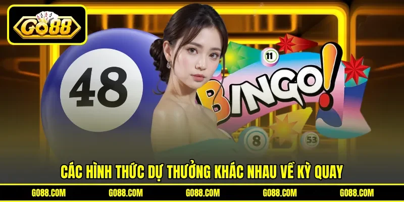 Các hình thức dự thưởng khác nhau về kỳ quay