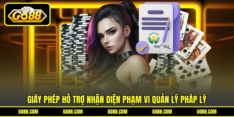 Giấy phép hỗ trợ nhận diện phạm vi quản lý pháp lý Giấy phép hỗ trợ nhận diện phạm vi quản lý pháp lý